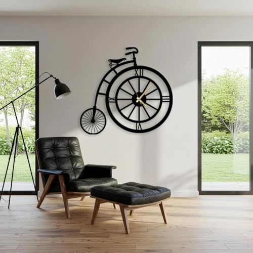 AVVIC MART Stylish Metal Analog Wall Clock for Living Room, Bedroom, Office, Kitchen, Home and Hall | Antique Fancy Big Size Modern Wall Watch for Home Decor (DA-234, 40 CM) - Image 5