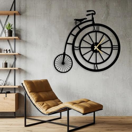 AVVIC MART Stylish Metal Analog Wall Clock for Living Room, Bedroom, Office, Kitchen, Home and Hall | Antique Fancy Big Size Modern Wall Watch for Home Decor (DA-234, 40 CM) - Image 1