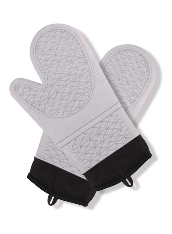 NIBEMINENT 1 Pair Oven Gloves Grey - Image 1