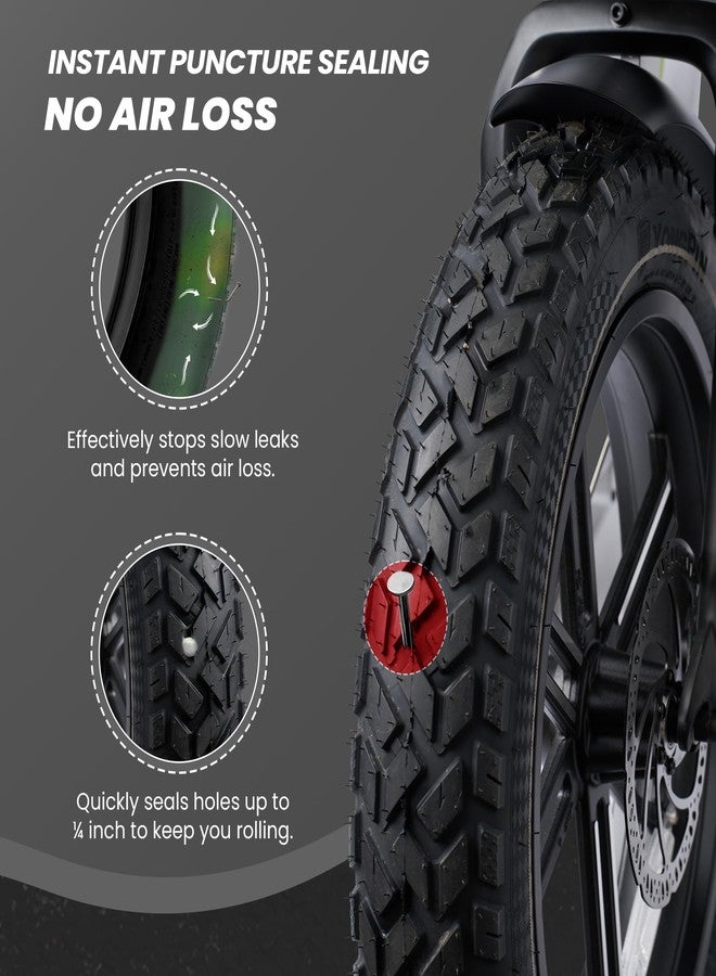 Happy Ebikes Tire Leak Sealant - Long-Lasting Quick Sealing Tubeless Sealant To Seal Tears, Holes & Leak Prevention - Ready-to-Use Advanced Flat Tire Repair for Bicycles, Dirt Bikes, Wheelbarrows & Strollers - Image 3