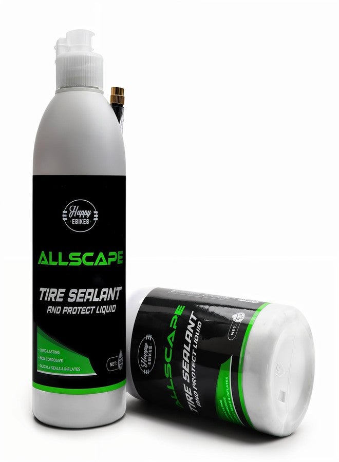 Happy Ebikes Tire Leak Sealant - Long-Lasting Quick Sealing Tubeless Sealant To Seal Tears, Holes & Leak Prevention - Ready-to-Use Advanced Flat Tire Repair for Bicycles, Dirt Bikes, Wheelbarrows & Strollers - Image 1