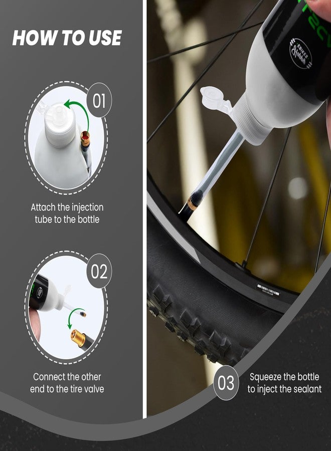 Happy Ebikes Tire Leak Sealant - Long-Lasting Quick Sealing Tubeless Sealant To Seal Tears, Holes & Leak Prevention - Ready-to-Use Advanced Flat Tire Repair for Bicycles, Dirt Bikes, Wheelbarrows & Strollers - Image 5