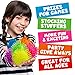 Bedwina Puffer Balls Pack of 12  Squishy Balls for Kids Neon Party Favors Sensory Stress Relief Squishy  Therapy Toys for Kids Boys  Girls Goodie Bag Stuffers Prizes and Party Supplies - Image 3