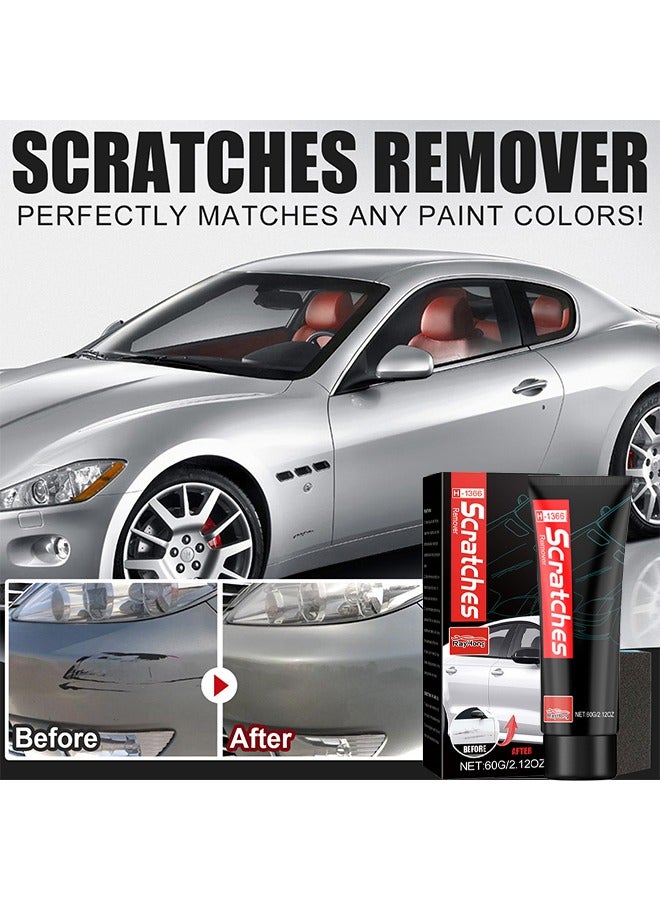 RAYHONG Scratches Remover -  Car Wax Refurbishment Paste Scratch Polishing Paste Paint Surface Cleaning Decontamination Wax Scratch Repair 60g - Image 3