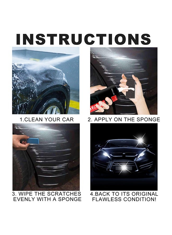 RAYHONG Scratches Remover -  Car Wax Refurbishment Paste Scratch Polishing Paste Paint Surface Cleaning Decontamination Wax Scratch Repair 60g - Image 4