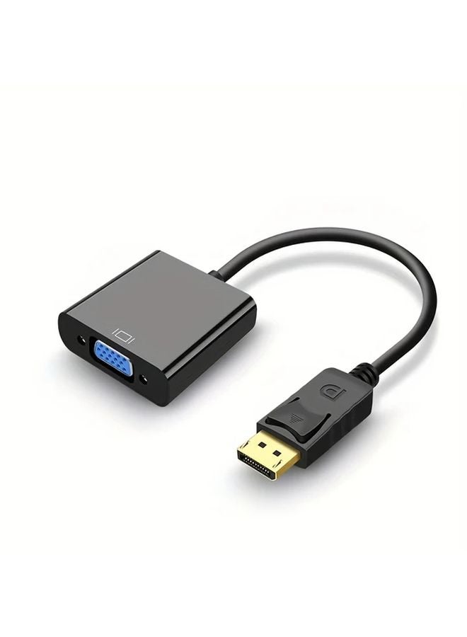 Dp To Vga Adapter Displayport To Vga Converter 1080P Hd Monitor Connection Cable - Image 1