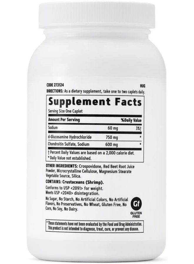 جي إن سي كبسولات الجلوكوزامين كوندرويتين ثلاثية القوة، 120 قرصًا - Image 2