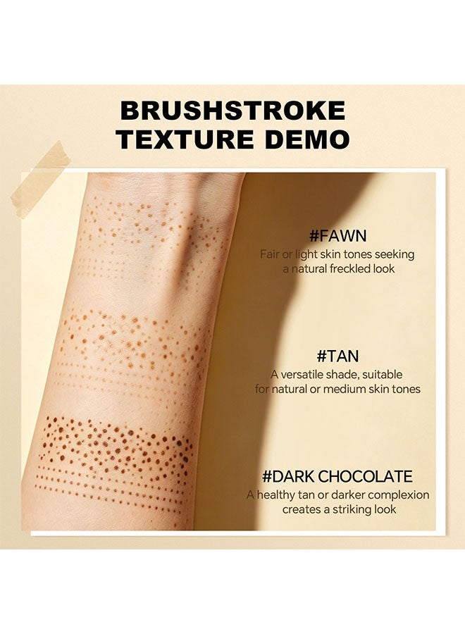 Sheloves Freck Please Freckle Tint,2 In 1 Freckle Stamp Pen, Waterproof & Quick-Dry Fake Freckle Pen for Natural Sun-Kissed Look, Long-Lasting Freckle Makeup Stamp. 02 TAN - Image 5