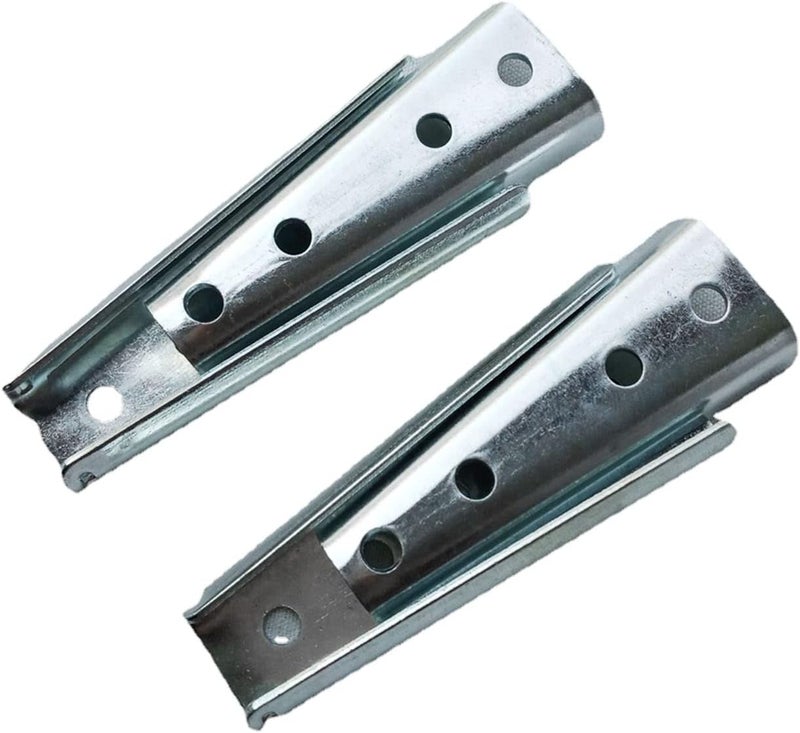 heyous 2 Sets 120x49mm Metal Silver Sectional Sofa Interlocking Connector Bed Parts Heavy Duty Interlocking Hangers Furniture Connector Bed Replacement Parts - Image 4
