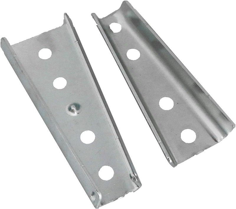heyous 2 Sets 120x49mm Metal Silver Sectional Sofa Interlocking Connector Bed Parts Heavy Duty Interlocking Hangers Furniture Connector Bed Replacement Parts - Image 3