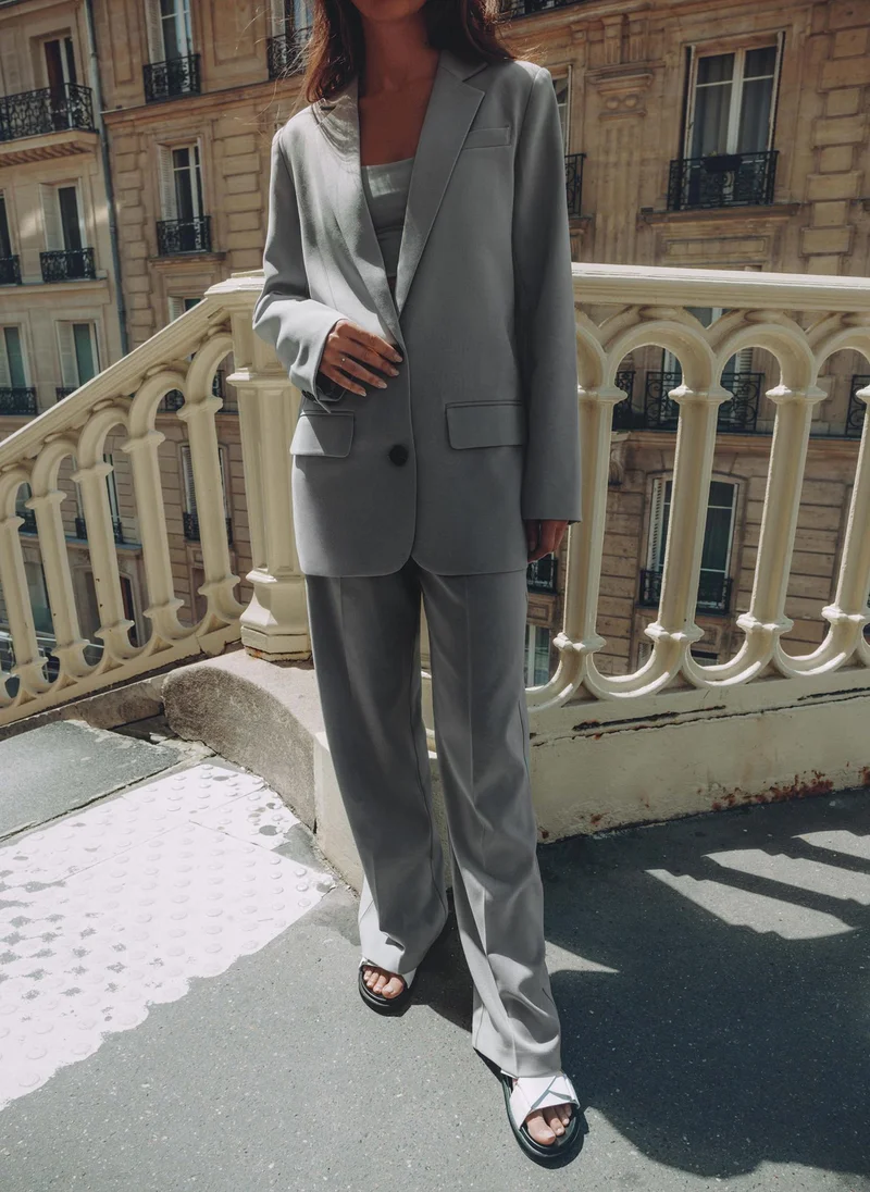Lichi Single-breasted jacket with contrasting buttons