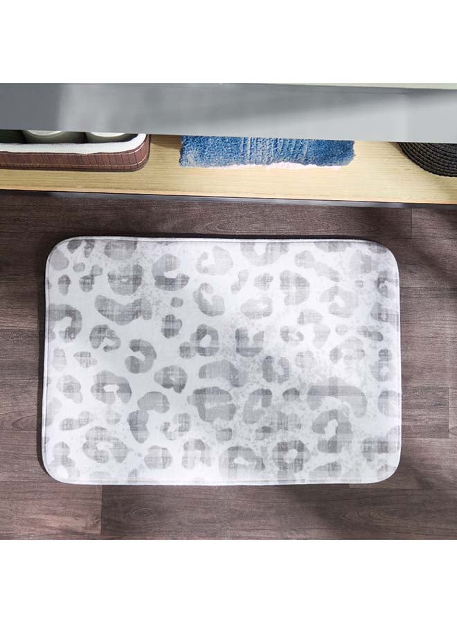 Home Box Cril Animal Print Memory Foam Bath Mat 61 x 43 cm  - Image 1