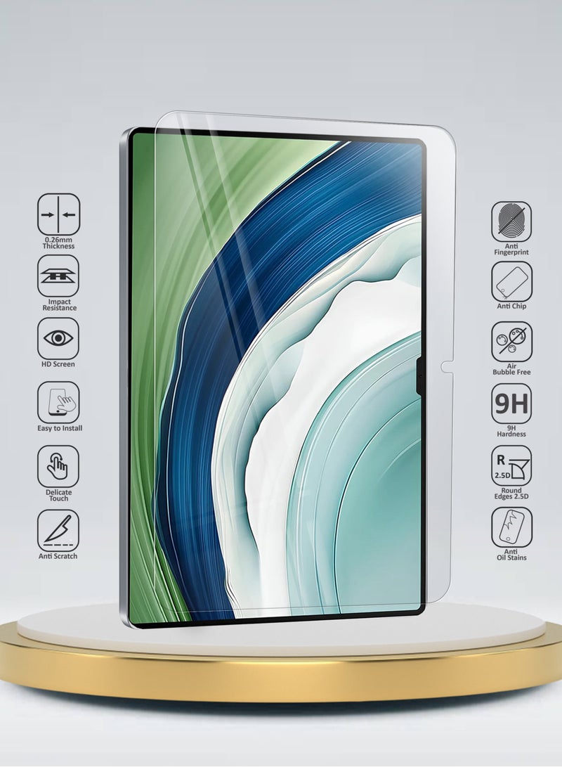 Wtech Huawei MatePad Pro 13.2 2023 Premium Series Curved Edges Full Cover Tempered Glass Screen Protector (TSGPCN) - Clear - Image 2