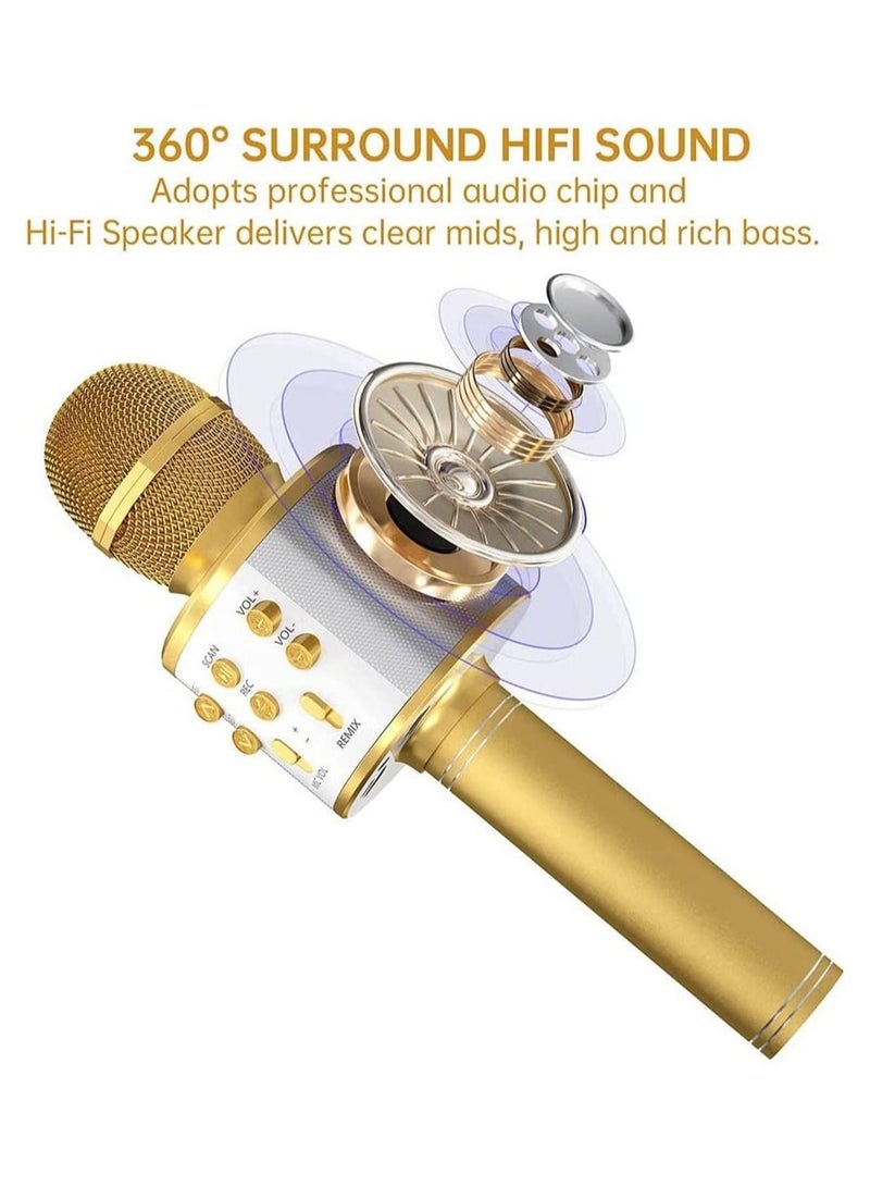 Bluetooth Microphone for kids Birthday Gift Toys for Age 3 4 5 6 7 8 9 10 Girls Boys Wireless Karaoke Mircrophone - Image 4