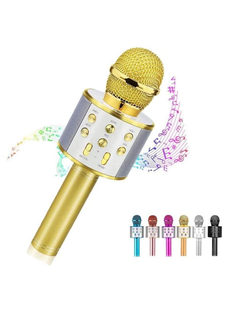Bluetooth Microphone for kids Birthday Gift Toys for Age 3 4 5 6 7 8 9 10 Girls Boys Wireless Karaoke Mircrophone - Image 1
