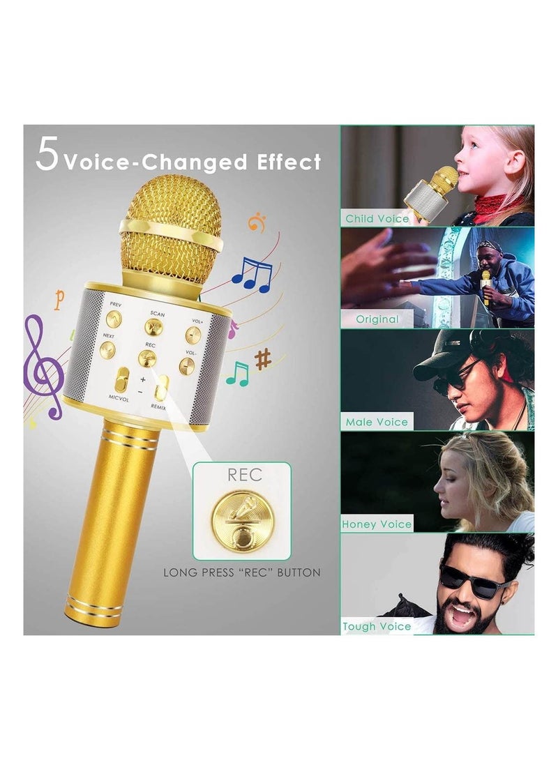 Bluetooth Microphone for kids Birthday Gift Toys for Age 3 4 5 6 7 8 9 10 Girls Boys Wireless Karaoke Mircrophone - Image 2