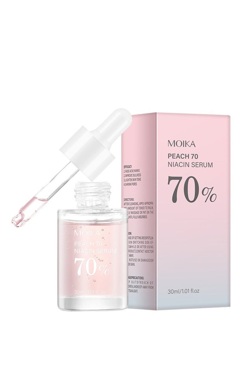MOIKA Peach Niacinamide Serum – Hydrating & Brightening Facial Essence for Glowing Skin, 30ml - Image 4