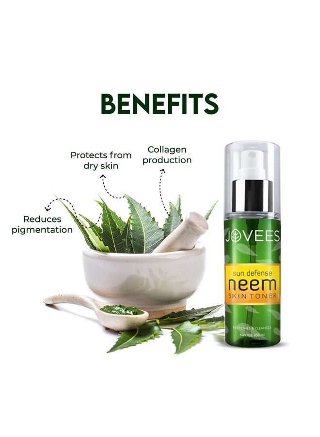 Jovees Sun Defense Toner Neem 100Ml - Image 4