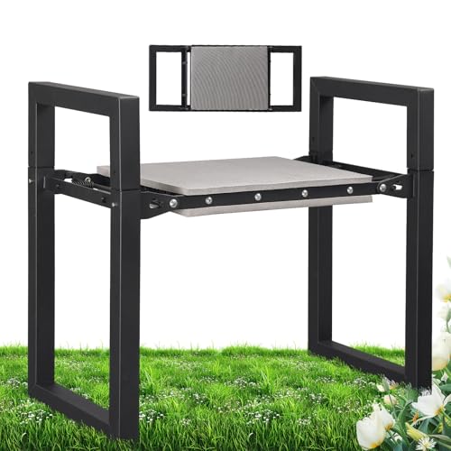 Lilyvane Garden Kneeler and Seat, 12.7" Wide Folding Heavy Duty Gardening Bench with Handles for Kneeling and Seat, Multifunctional Kneeler Stool for Women Seniors,Relieve Knee Back Pain,Gardening Tools Gifts - Image 1