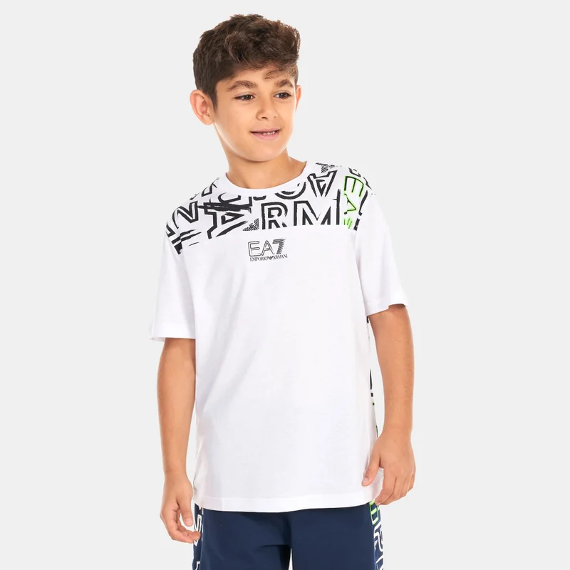 EA7 Emporio Armani Kids' Logo Series T-Shirt