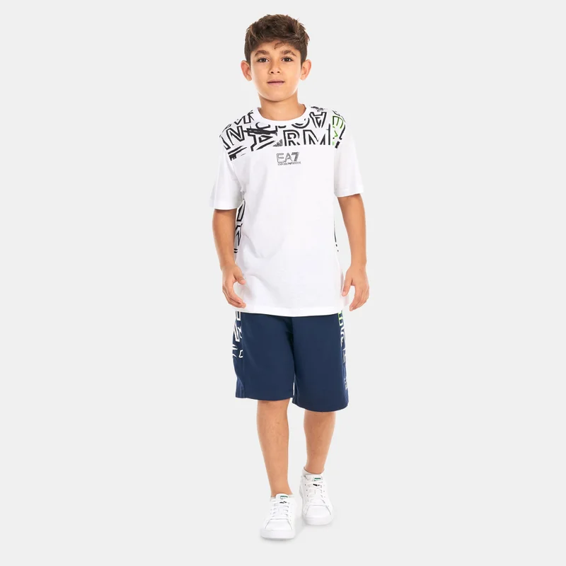 EA7 Emporio Armani Kids' Logo Series T-Shirt