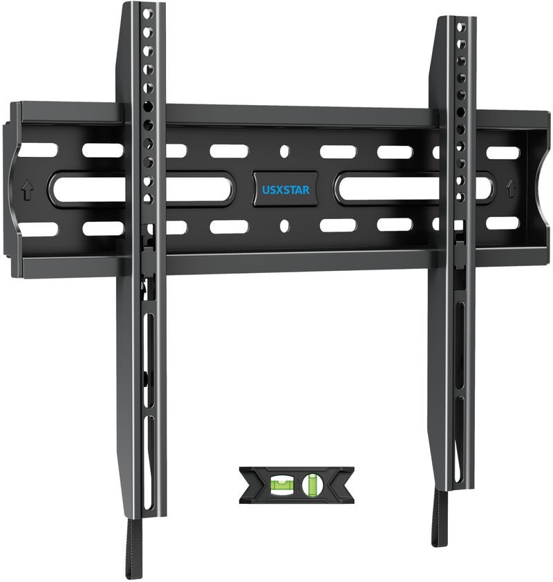 USX STAR Fixed TV Wall Mount for Most 26-60 Inch Screen, Low Profile TV Mount with Quick Release Lock, Ultra Slim Wall Mount Bracket, Max VESA 400x400mm, Holds up to 99 lbs, up to 16â€Wood Studs by USX STAR - Image 1