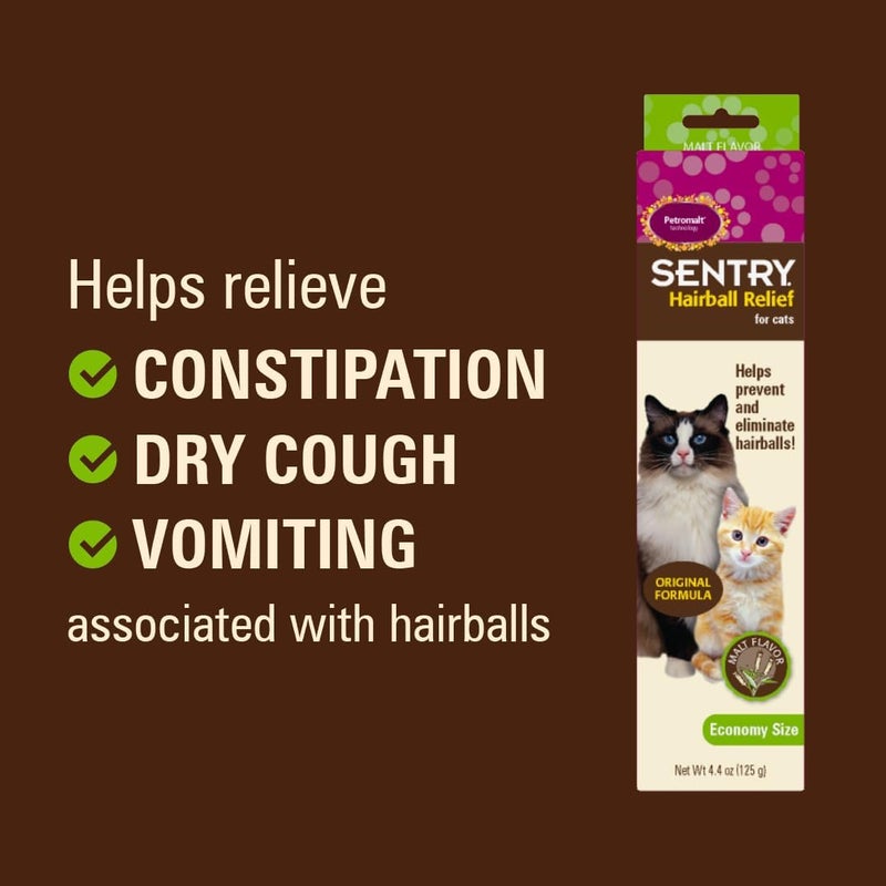 Sentry HC Petromalt Malt Flavored Hairball Relief for Cats - 4.4 oz - Image 4