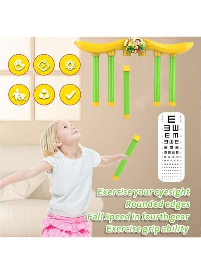 Catching Sticks Game for Kids and Adults-Catch Games Reaction Training Toy,Hand-Eye Coordination Games,Indoor and Outdoor Competitive Games,Falling Sticks Toy,Fun Family Game Toy for Kid  - Image 5