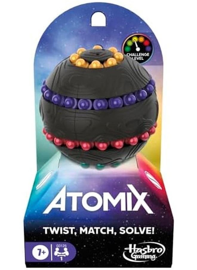 HASBRO - GAMING - Atomix Game For Kids Teens And Adults Brainteaser Puzzle Sphere Ball And Fidget Toy Ages 7 And Up 1 Player Travel Games - Image 1