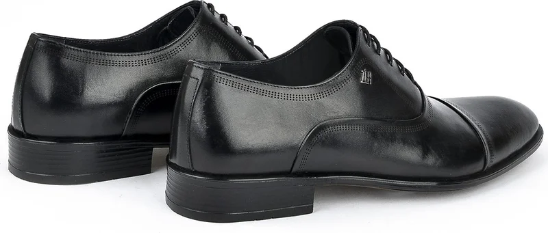 Ziya Men's Genuine Leather Classic Shoes 111985 429 Black
