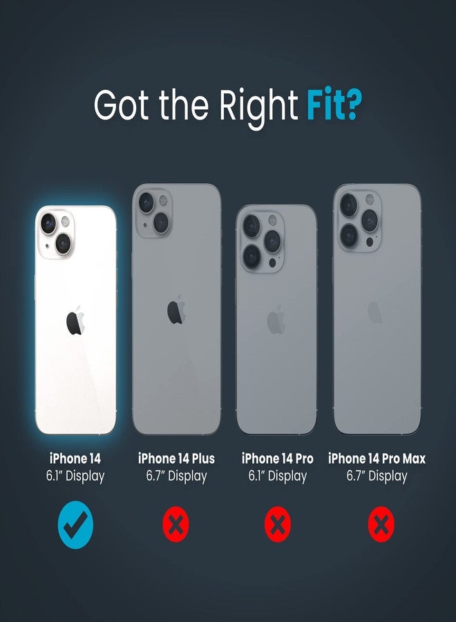 Speck Clear iPhone 14 & iPhone 13 Case - Drop Protection, Scratch Resistant & Anti-Yellowing Dual Layer Case for iPhone 14 & iPhone 13 Case for 6.1 inch Model - GemShell - Image 2