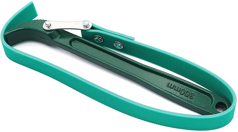 GSK Cut GSK Cut MultiPurpose Adjustable Belt Strap Wrench Steel Handle Adjustable Strap Oil Filter Opener Wrench 12 Inch  - Image 1