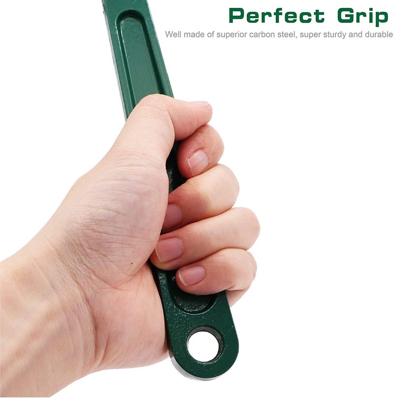 GSK Cut GSK Cut MultiPurpose Adjustable Belt Strap Wrench Steel Handle Adjustable Strap Oil Filter Opener Wrench 12 Inch  - Image 5