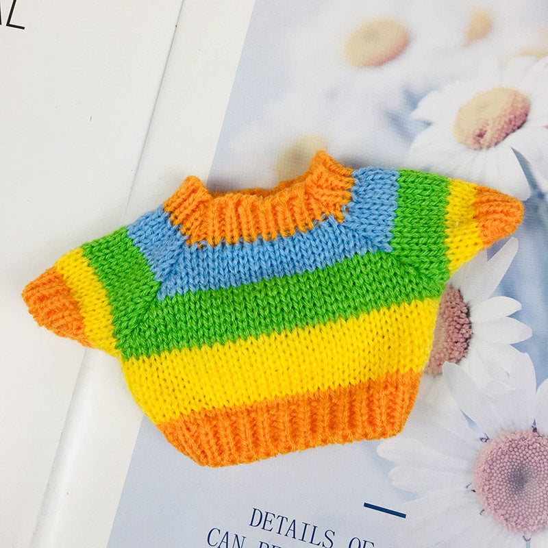 23Cm Repair Hook Xiao Fei Dog Doll Clothing Accessories Christmas Sweater Set Cardigan Strap Pants Clothes Set Change - Image 1