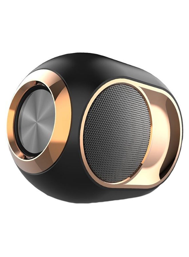 NIBEMINENT X6 Waterproof Bass Wireless Bluetooth Speaker Black/Gold/Silver - Image 1