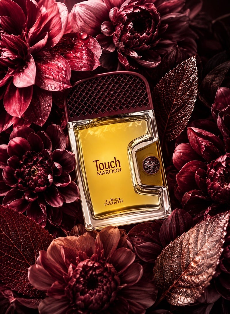 Nabeel Touch Maroon Eau De Parfum 80ML Long Lasting Luxury Unisex Fragrance - Image 3