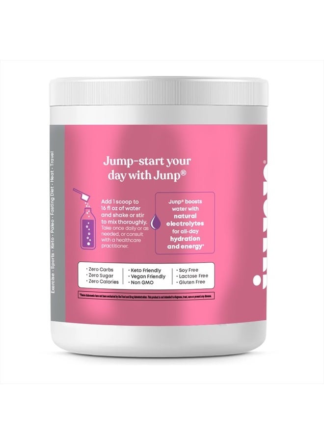 JUNP Hydration Electrolyte Powder, Electrolytes Drink Mix, Hydration Mix, Sugar Free, Gluten Free, 0 Calories, 0 Carbs, Keto Friendly, NON - GMO, Kosher, 90 Servings. (Grape)  - Image 3