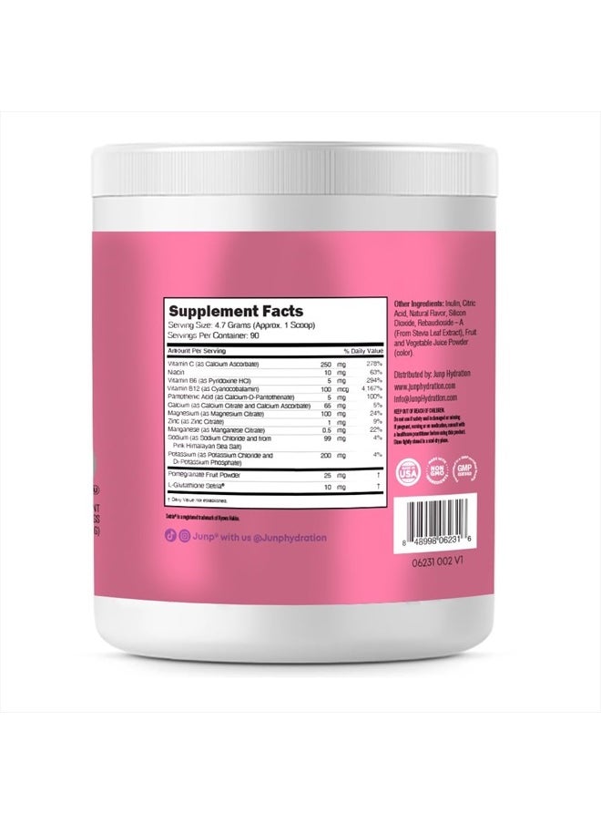 JUNP Hydration Electrolyte Powder, Electrolytes Drink Mix, Hydration Mix, Sugar Free, Gluten Free, 0 Calories, 0 Carbs, Keto Friendly, NON - GMO, Kosher, 90 Servings. (Grape)  - Image 4