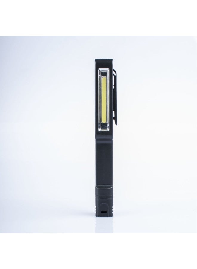 Direct Surface Light Source Pen Tool Lamp, COB Inspection Lamp, Work Lamp, Plastic Pen Lamp-Color:Yellow  - Image 3