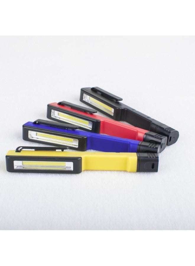 Direct Surface Light Source Pen Tool Lamp, COB Inspection Lamp, Work Lamp, Plastic Pen Lamp-Color:Yellow  - Image 5