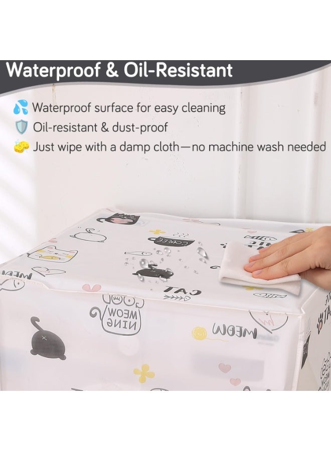 Multi-Color Automatic Washing Machine Cover – Waterproof, Dustproof & Sun Protection ( TOP LOAD ) - Image 3