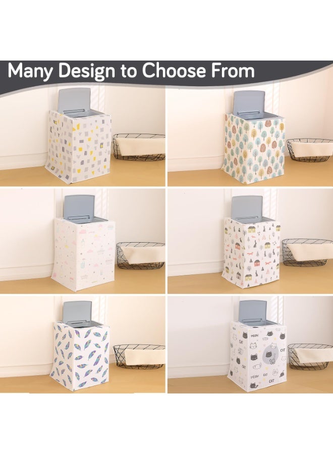 Multi-Color Automatic Washing Machine Cover – Waterproof, Dustproof & Sun Protection ( TOP LOAD ) - Image 2