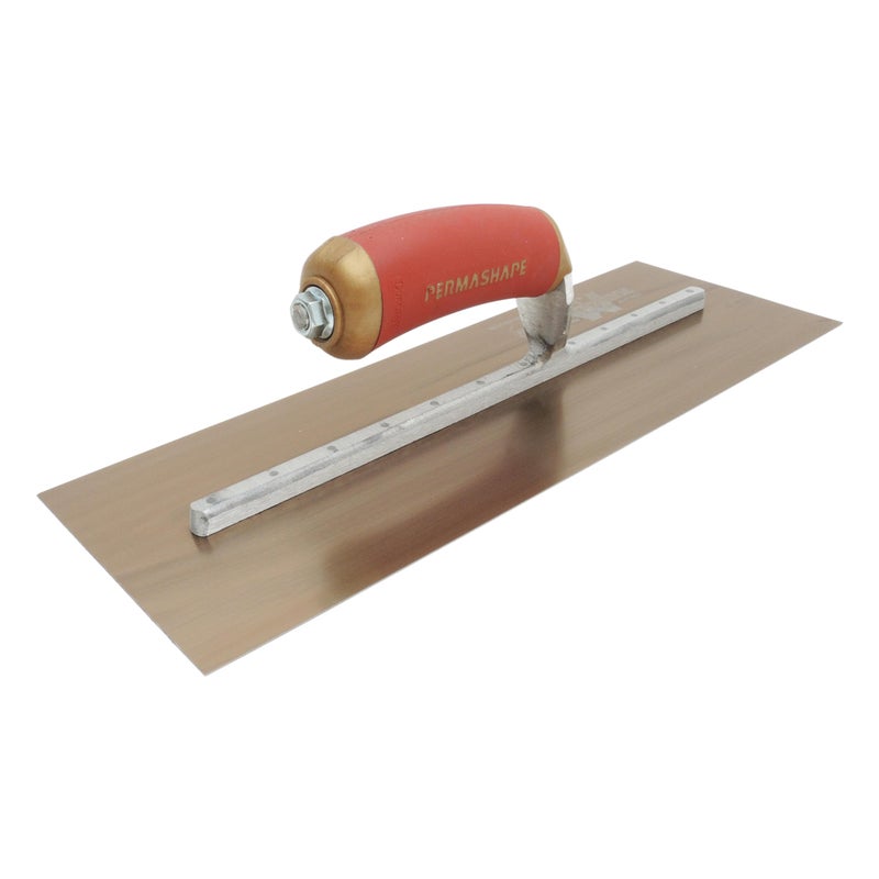 MARSHALLTOWN مجرفة إنهاء مارشالتاون دورافليكس، 14 × 5 بوصة، 11 5/8 بوصة تركيب، مقبض دورا سوفت، مصنوعة في الولايات المتحدة الأمريكية، أدوات إنهاء الجص والجدران الجافة، 4683DFDL - Image 2