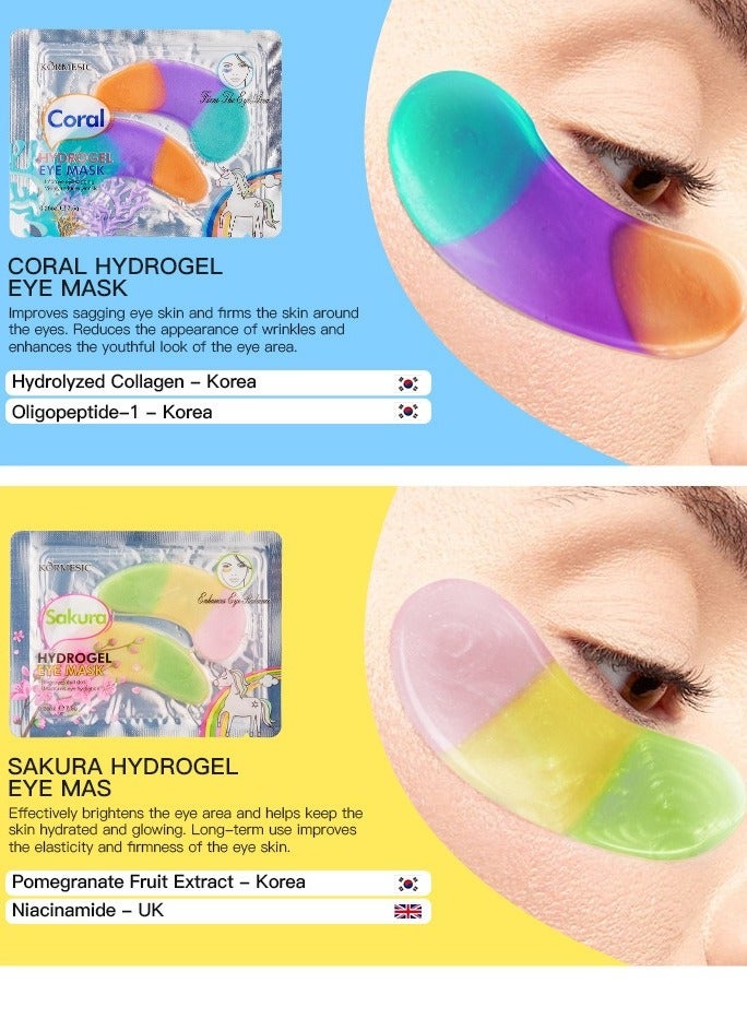 Kormesic 5pcs-المرجان hydrogel قناع العين 7.5g - Image 2