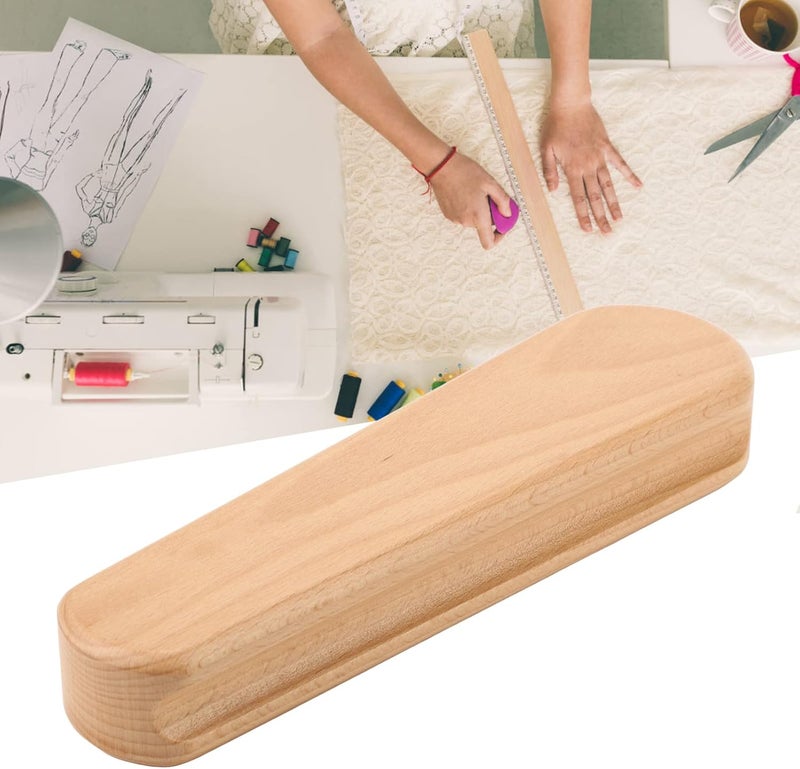 woobles Tailor Clapper, Durable Wooden Clapper for Clothing Wrinkle, Multifunction Quilters Clapper Professional Seam Flattening and Seam Presser Tool Pressing Accessory for Quilting, Ironing, Sewing- - Image 5