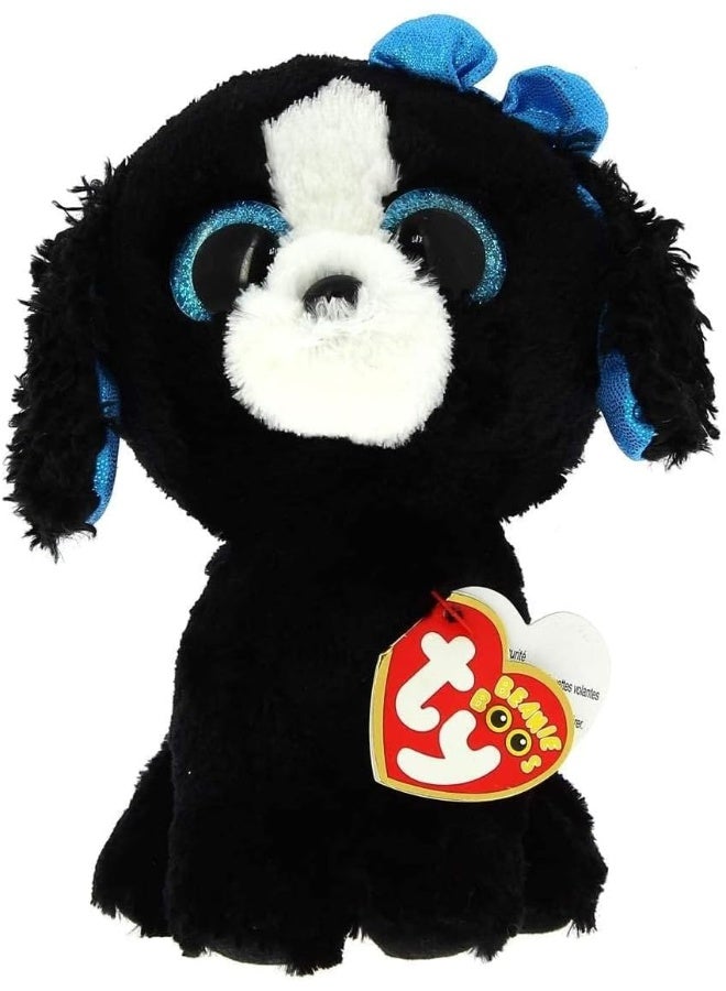 Ty Ty Beanie Tracey Dog Plush, Black/White, Regular  - Image 4