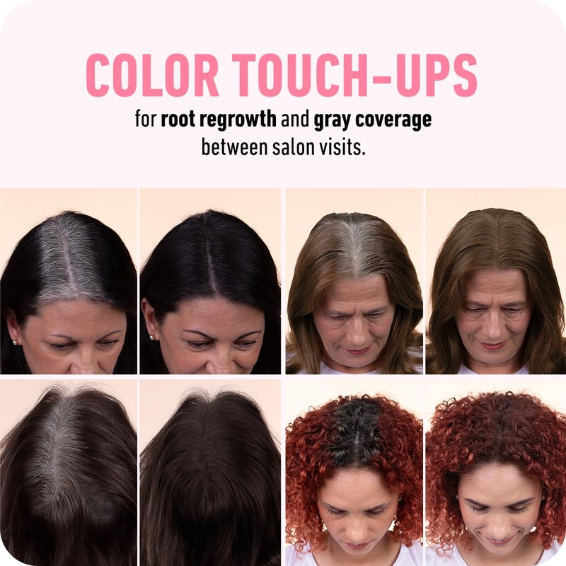 BOLDIFY Hairline Powder (LARGE, 10g) - Root Touch Up Hair Color for Gray Coverage - Bald Spot Concealing Hair Powder for Women & Men - 24-Hour Stain-Proof - Ash Brown - Image 4