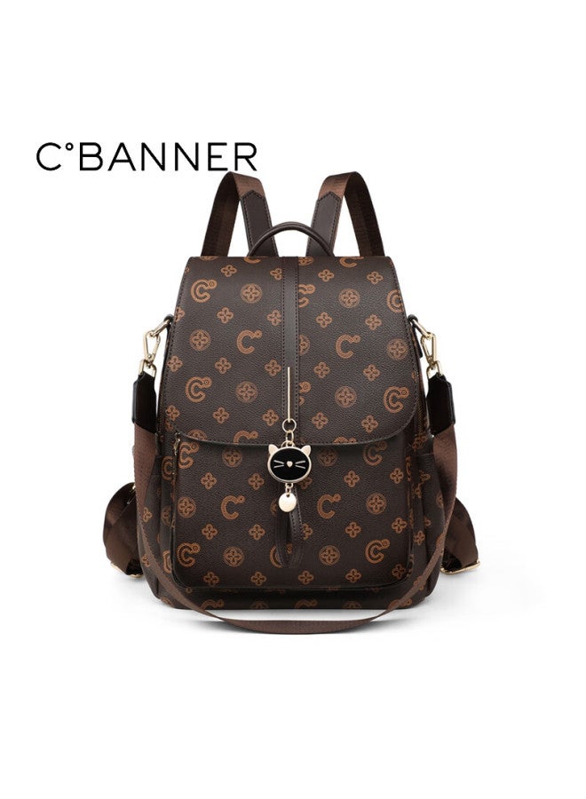 C.banner Backpack For Women, Large Capacity Travel Bag, Lightweight Casual Schoolbag, Birthday And New Year Gift For Girlfriend - Image 1