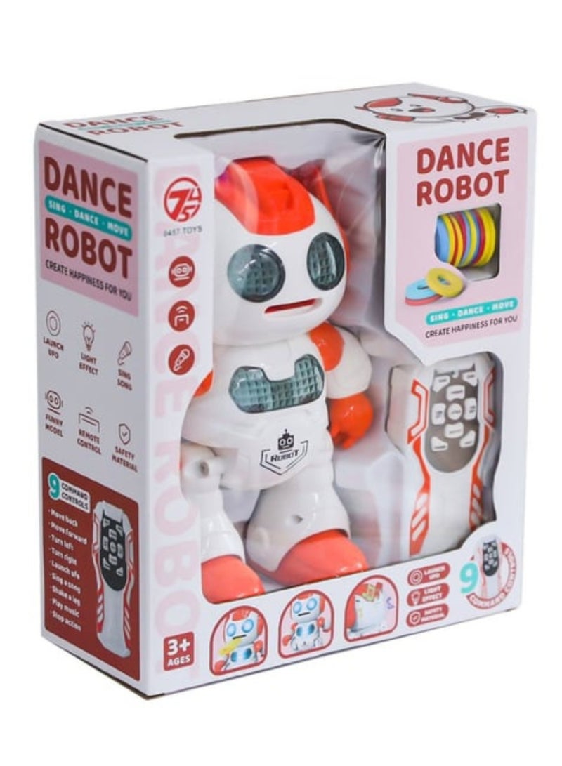 Remote Control Dancing Robot Toy for Kids – 9 Command Functions, Music, Lights & Movement, Rechargeable Smart Robot for Boys & Girls – Interactive Educational Toy  - Image 3