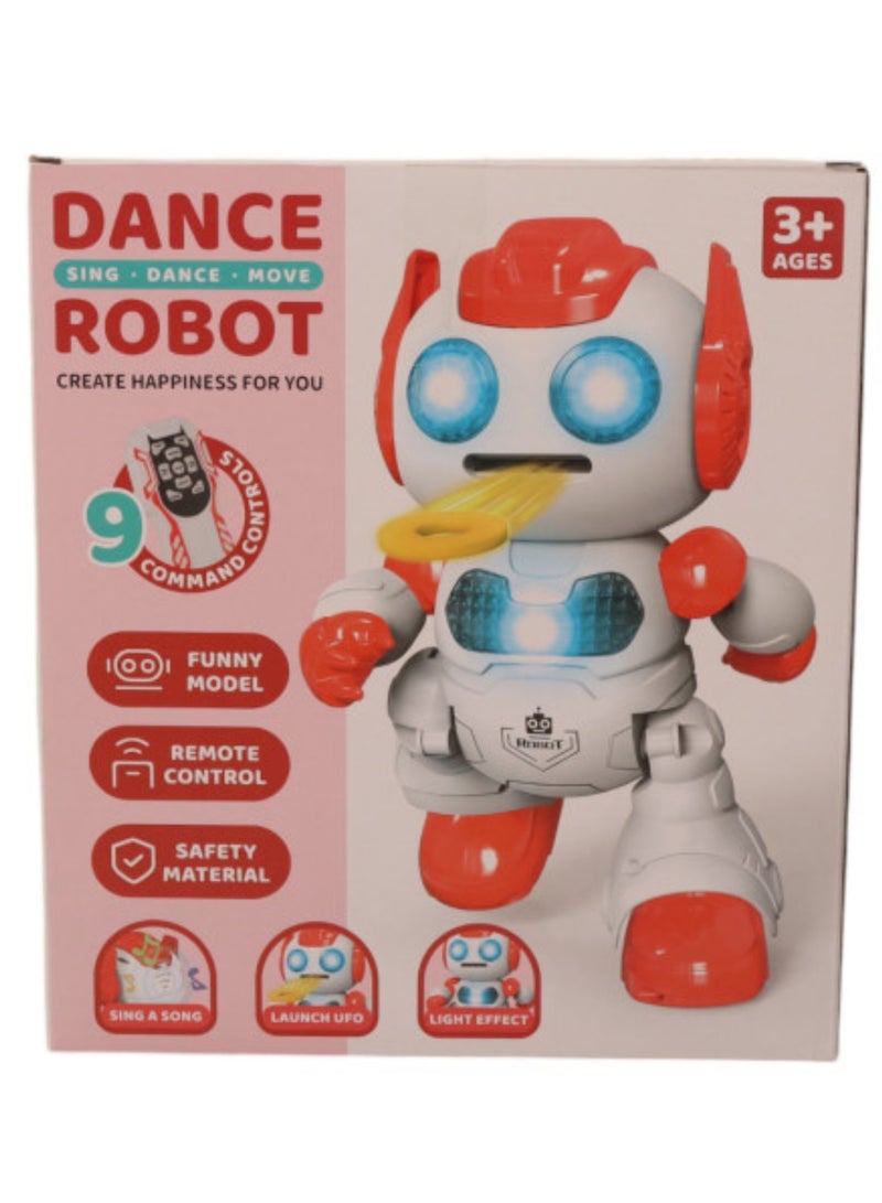 Remote Control Dancing Robot Toy for Kids – 9 Command Functions, Music, Lights & Movement, Rechargeable Smart Robot for Boys & Girls – Interactive Educational Toy  - Image 4